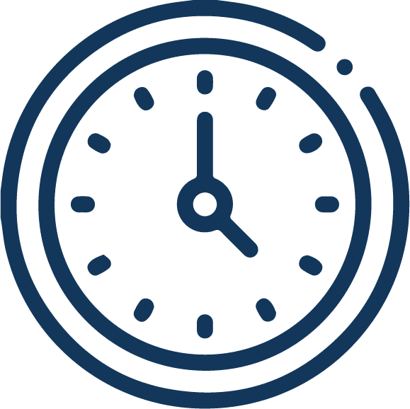 One class every week for 1.5 hours